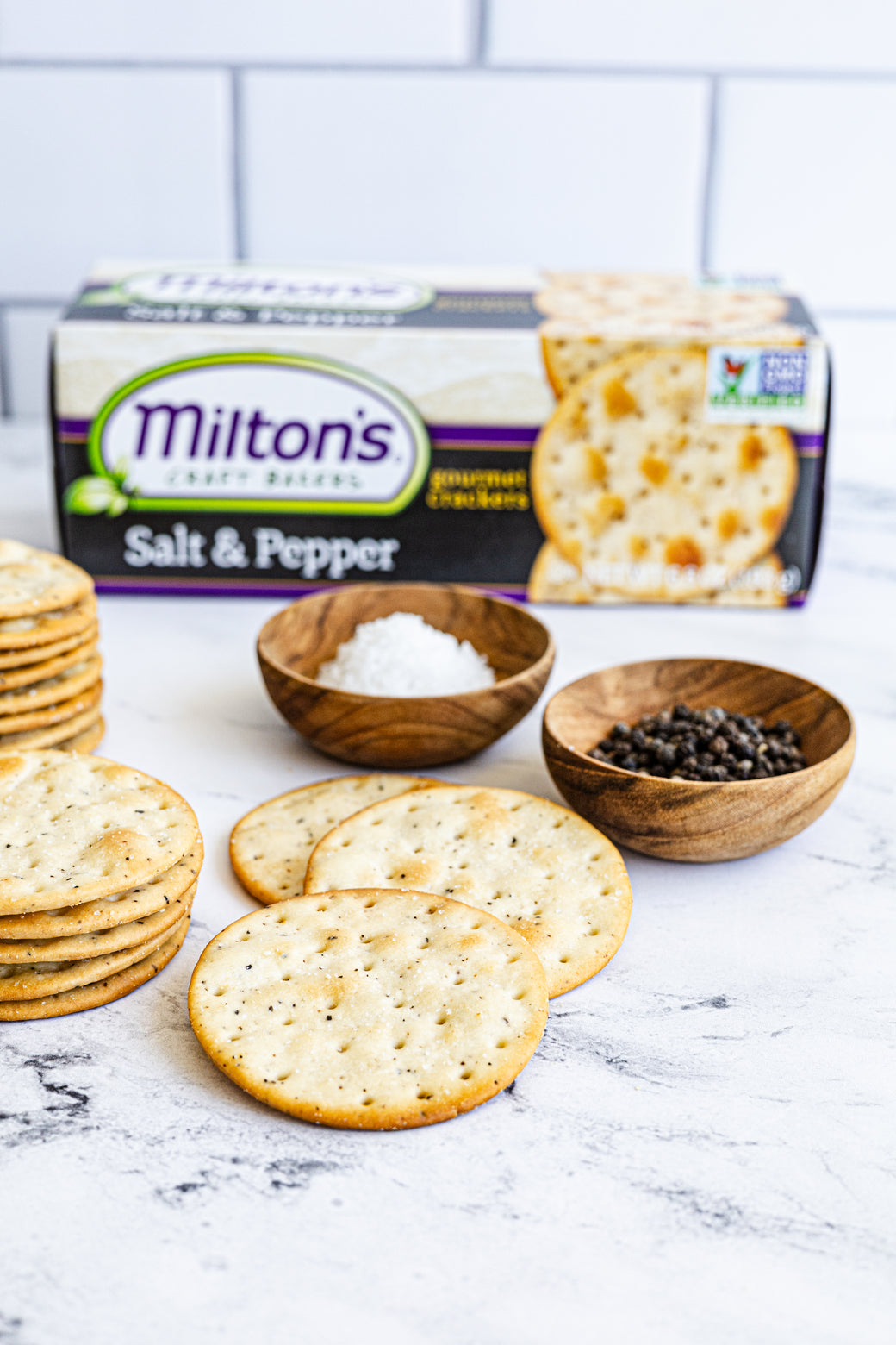 non-gmo salt and pepper crackers
