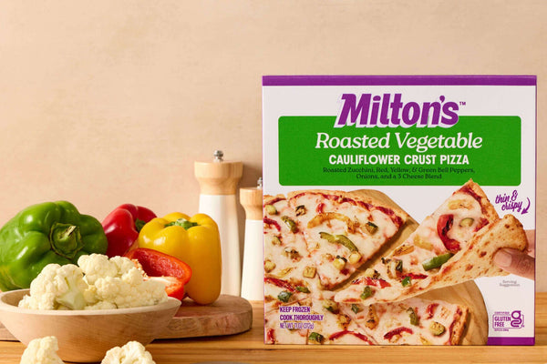 Roasted Vegetable Cauliflower Crust Pizza