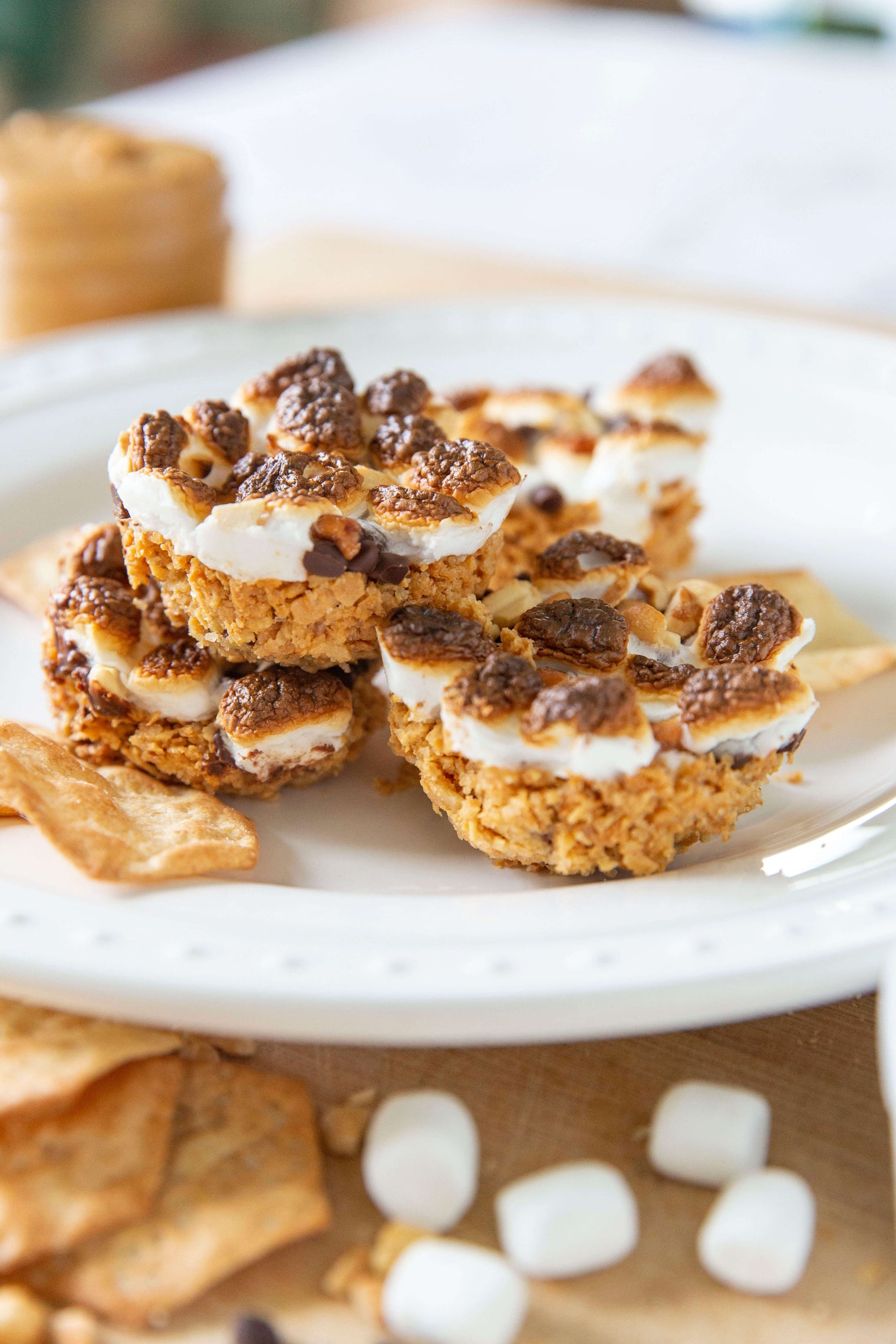 Sweet and Salty S’mores Cups with Milton’s Crackers
