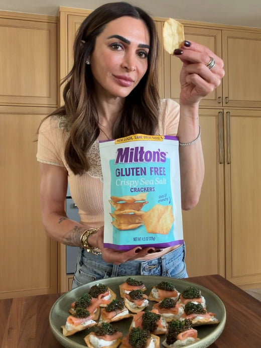Smoked Salmon Caviar Bites Recipe with Herby Yogurt Spread