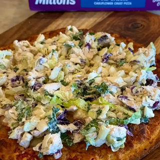 chicken salada pizza
