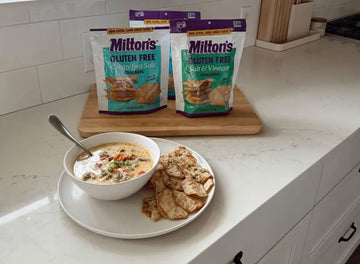 Corn Bacon Chowder With Milton’s Crackers