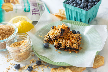 Gluten Free Blueberry Crumble Bars