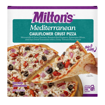 Mediterranean Cauliflower Crust Pizza