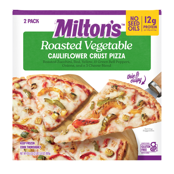 Roasted Vegetable Cauliflower Crust Pizza - Costco 2 Pack