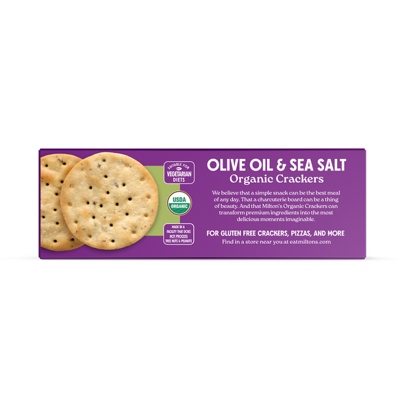 Olive Oil & Sea Salt Organic Crackers