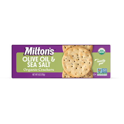 Olive Oil & Sea Salt Organic Crackers