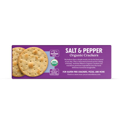 Salt & Pepper Organic Crackers