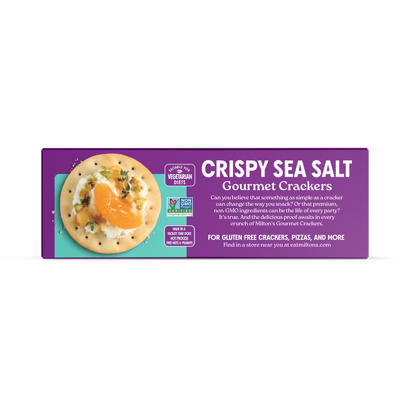 Crispy Sea Salt Gourmet Crackers