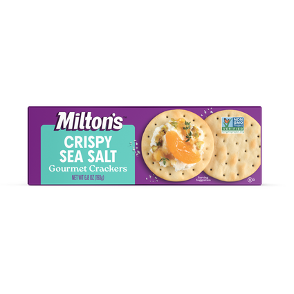 Crispy Sea Salt Gourmet Crackers