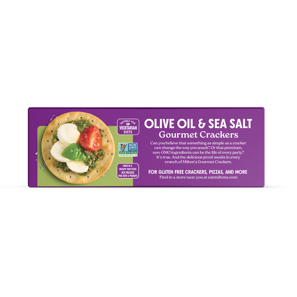 Olive Oil & Sea Salt Gourmet Crackers