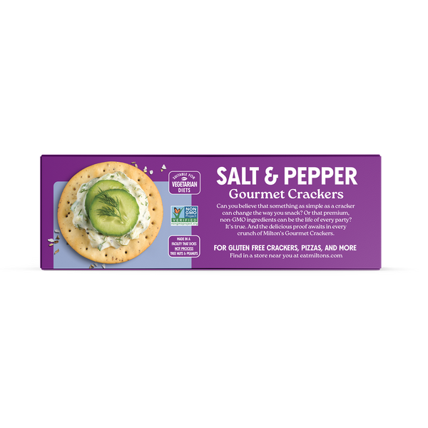 Salt & Pepper Gourmet Crackers