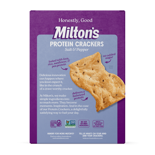 Salt & Pepper Protein Crackers