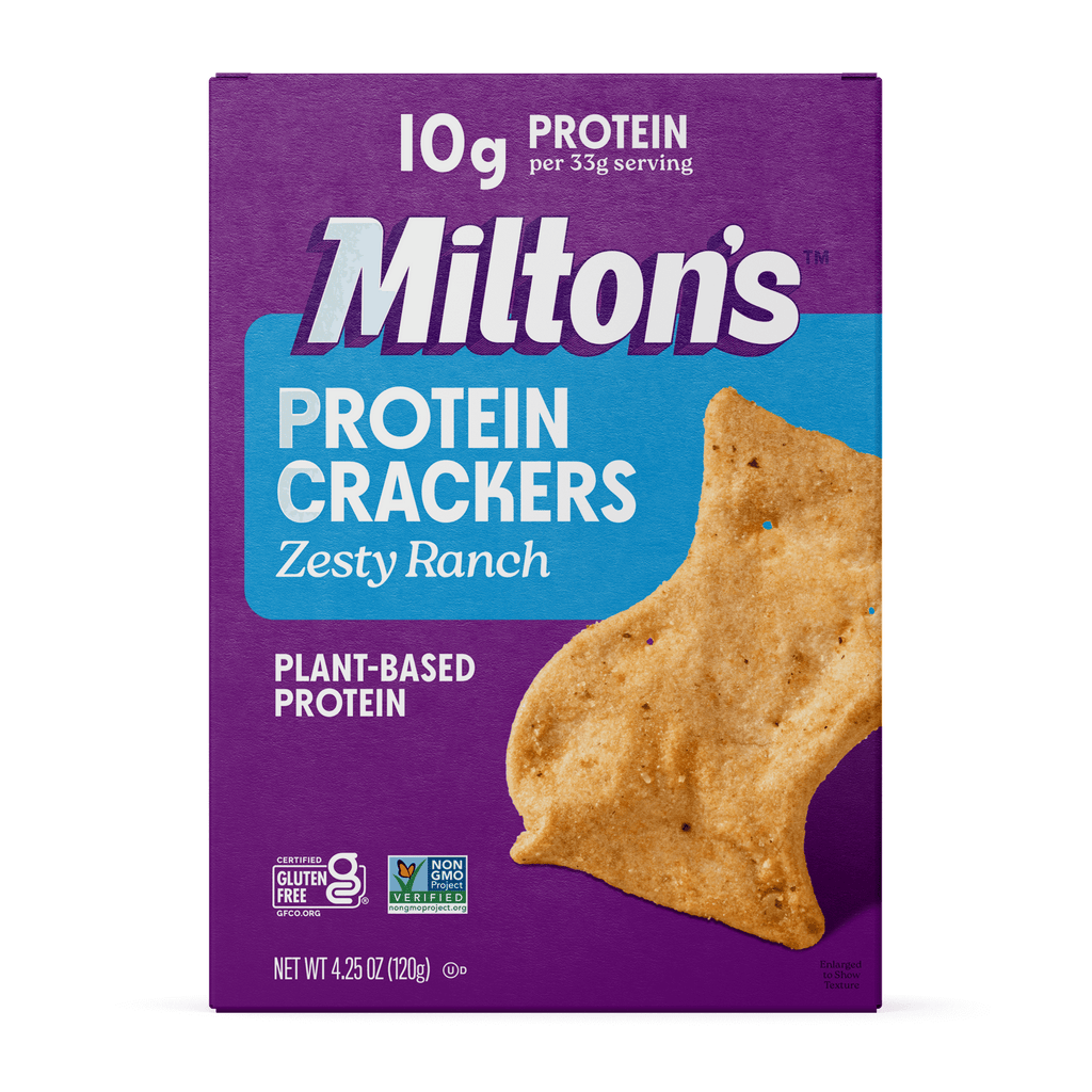 Heb R Zesty Ranch Zesty Ranch Protein Crackers | Eat Milton's