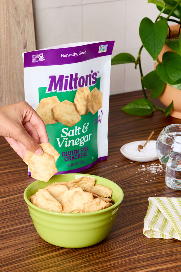 Salt & Vinegar Gluten Free Crackers