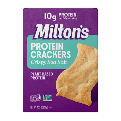 Crispy Sea Salt Protein Crackers