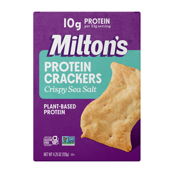 Crispy Sea Salt Protein Crackers