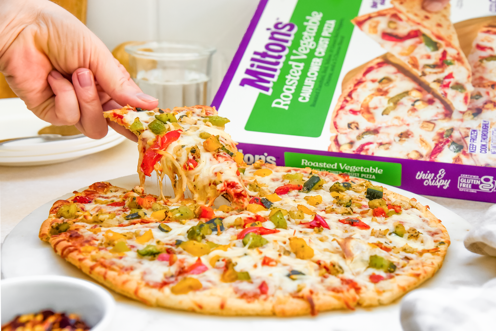 milton's roasted veggie pizza