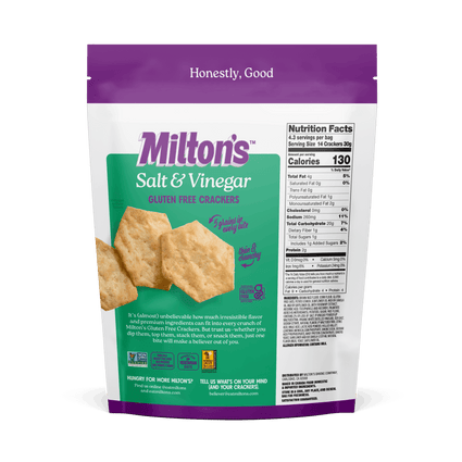 Salt & Vinegar Gluten Free Crackers